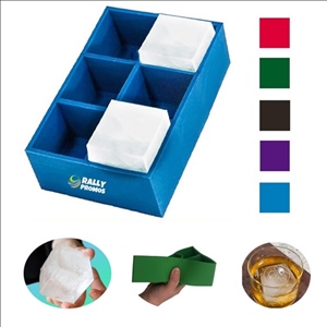 Silicone 6 Holes Customizable Ice Logo Cube Tray